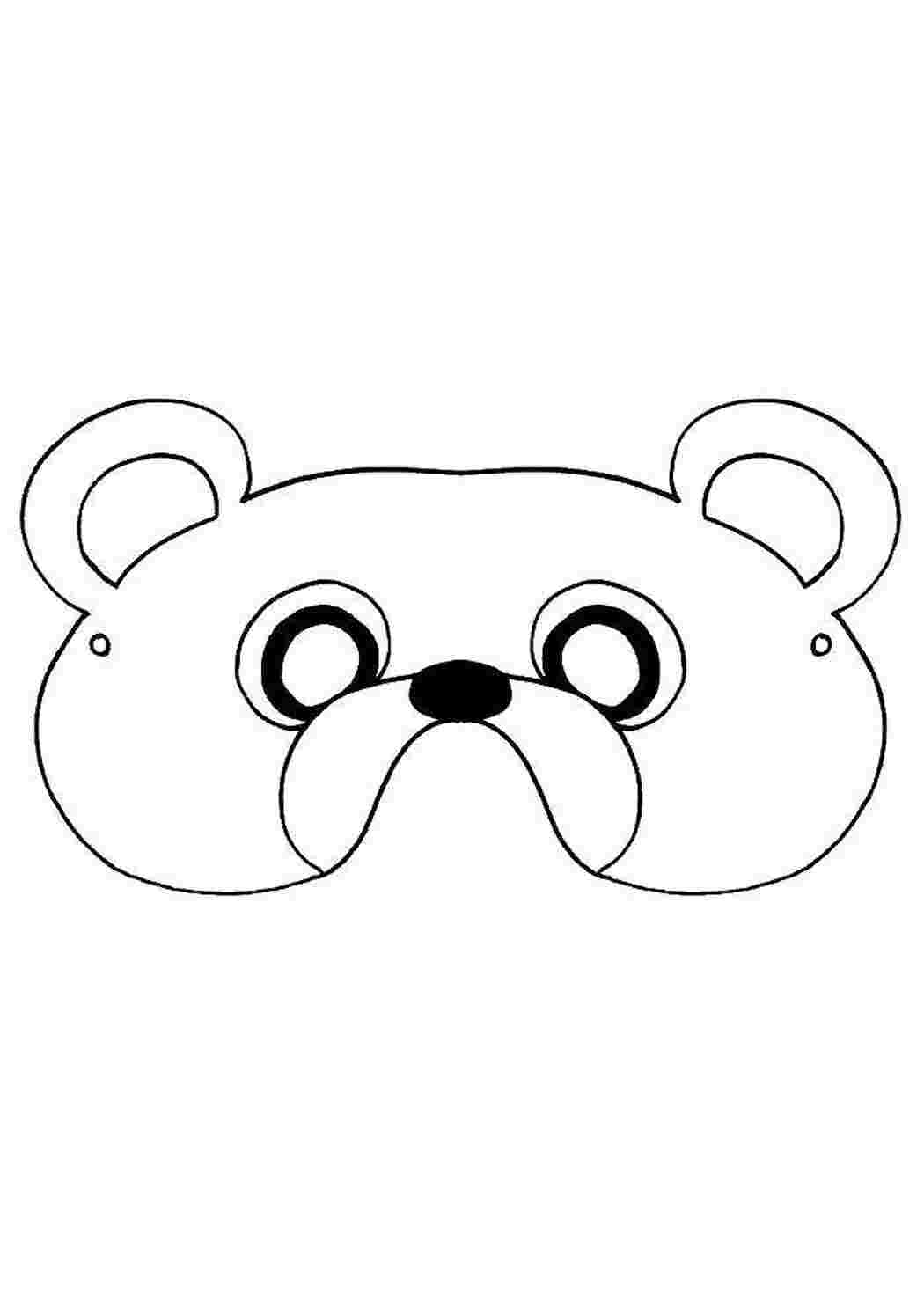 Раскраска Маска мишки