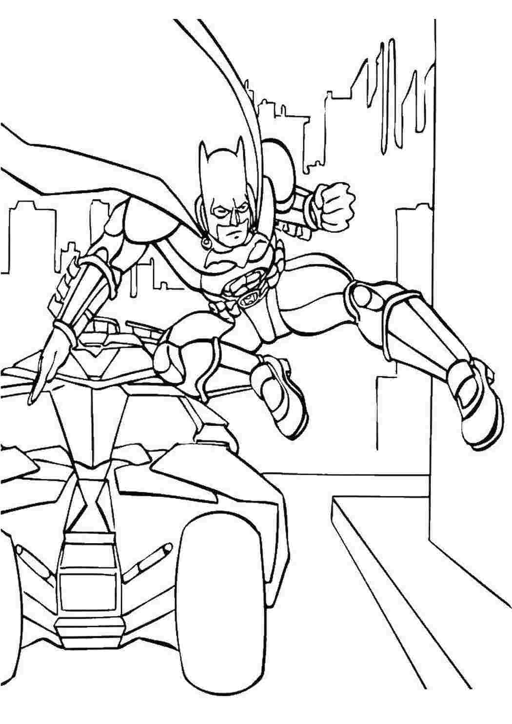 Раскраска Бетмен