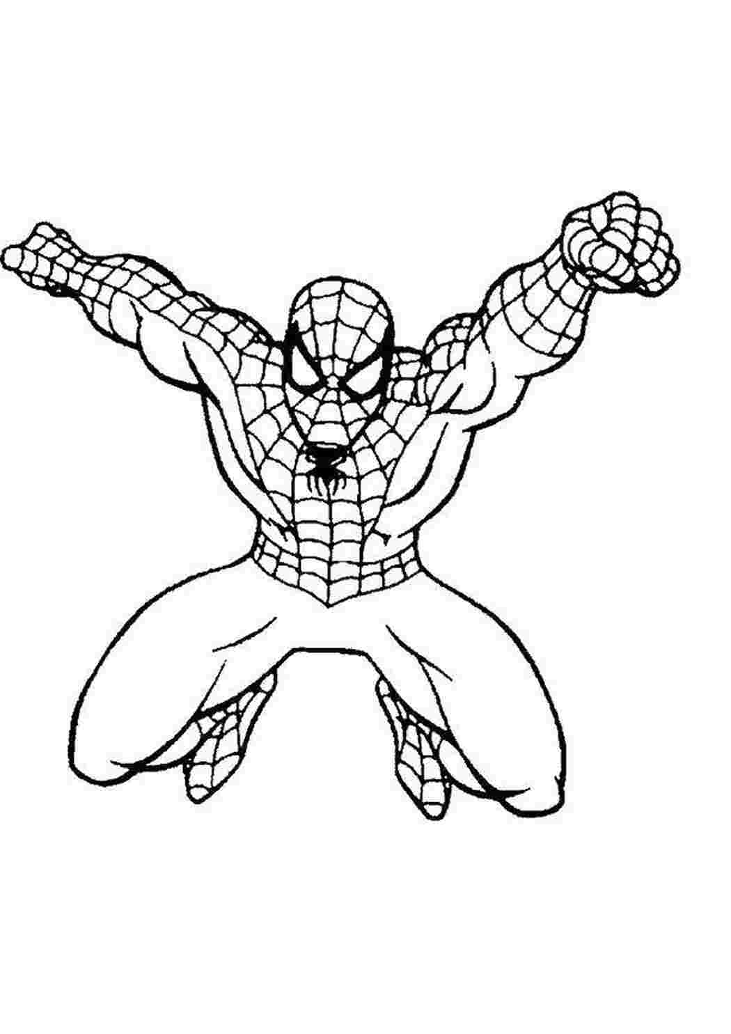 Раскраска Людина павук
