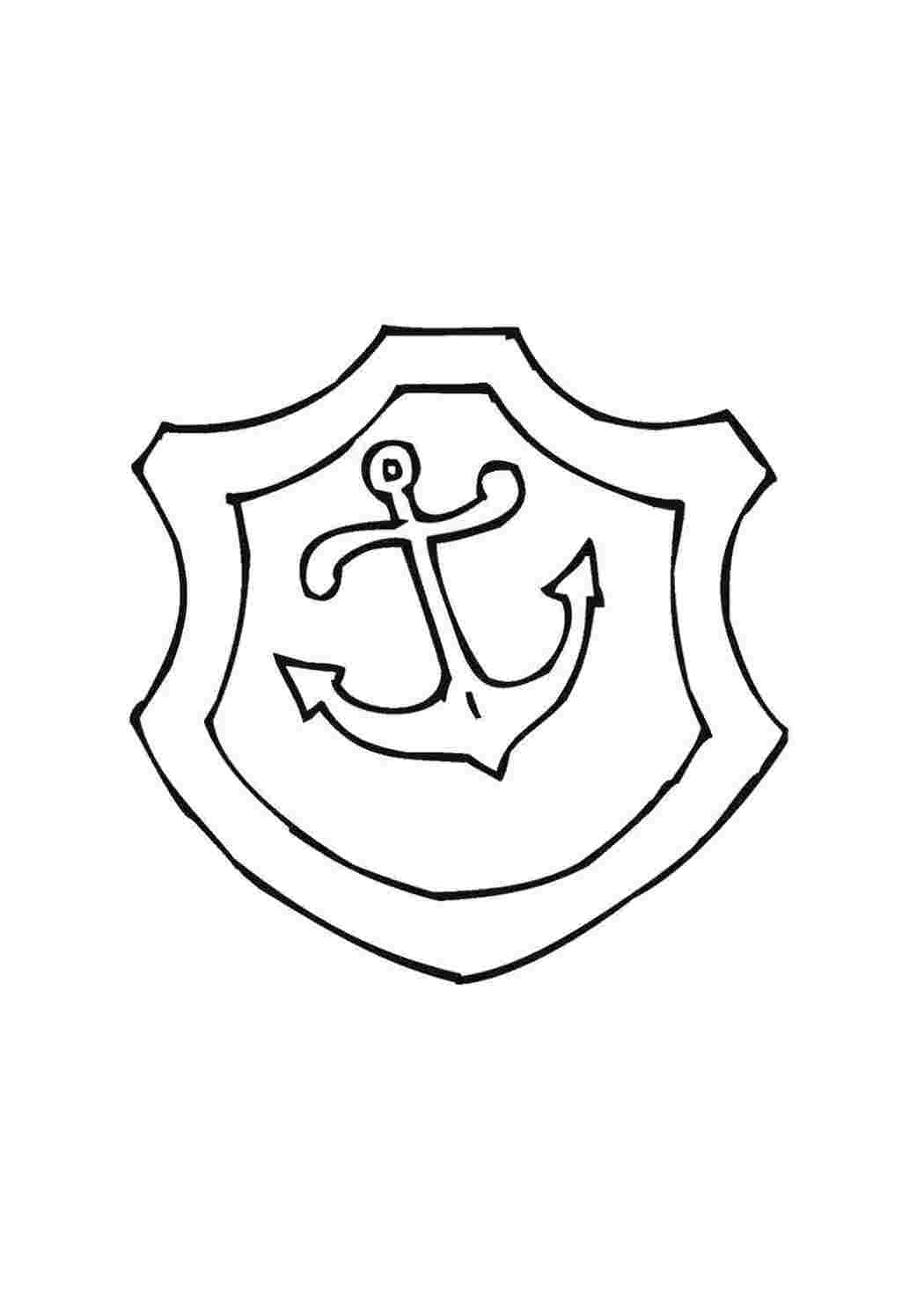 Раскраска Морський якір