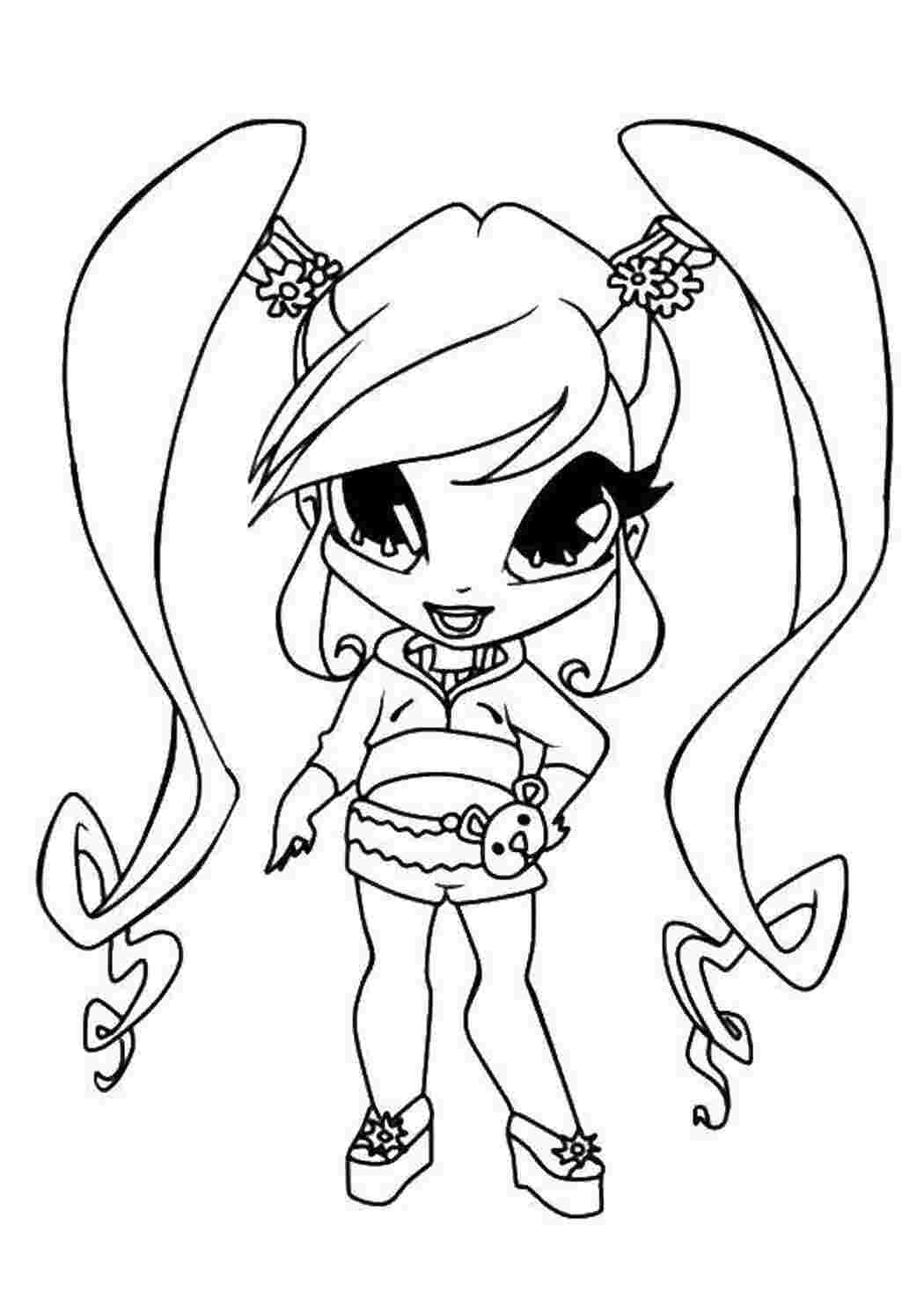 Раскраска Фея з мультфільму Winx