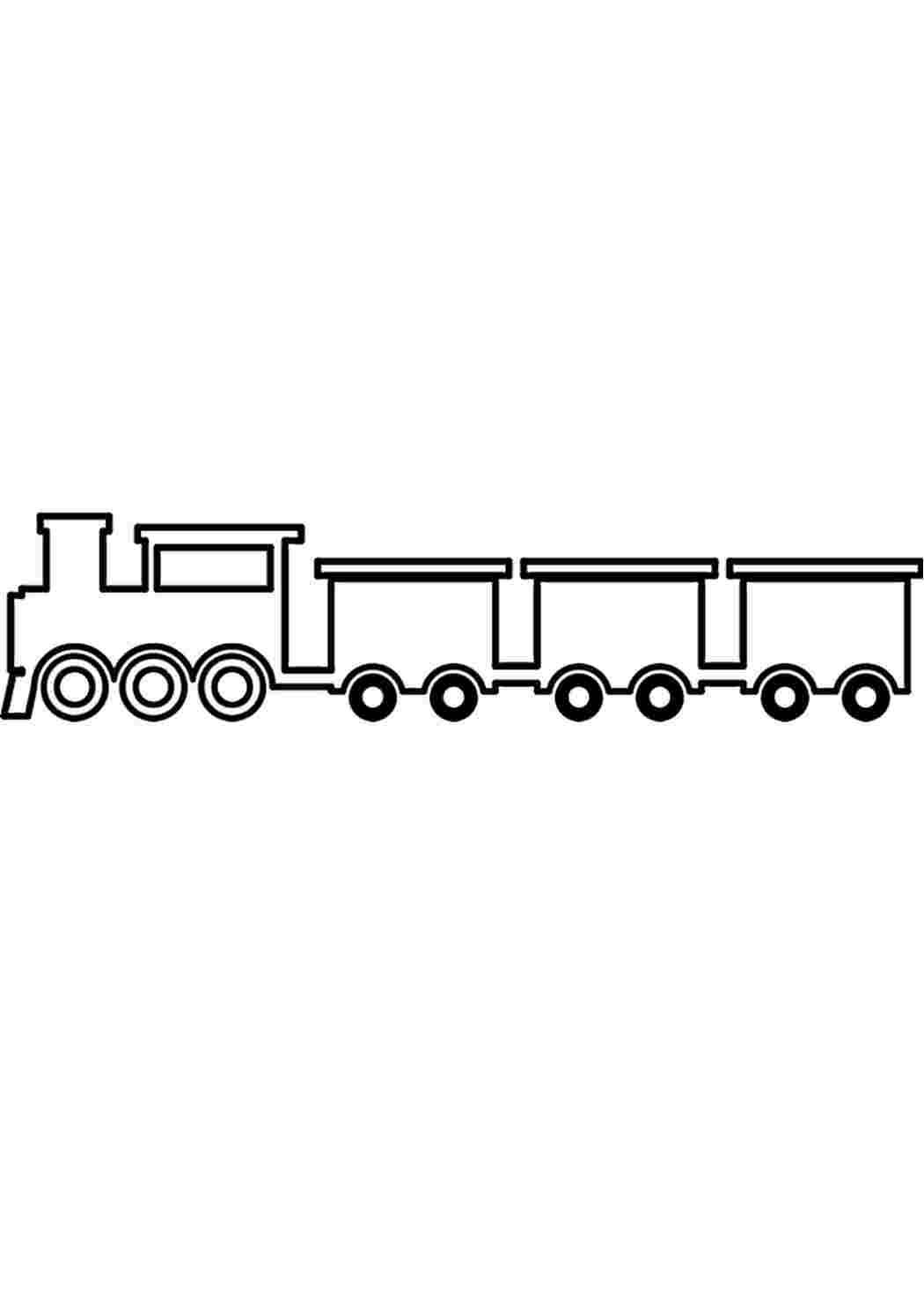 Раскраска Гарні розмальовки Розфарбування поїзда для малюків 3 років