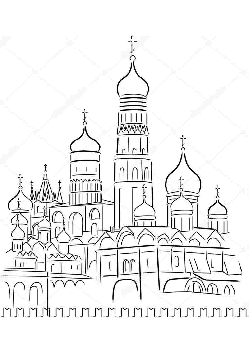 Раскраска Розфарбування з зображеннями різної архітектури Розфарбування зі спорудами