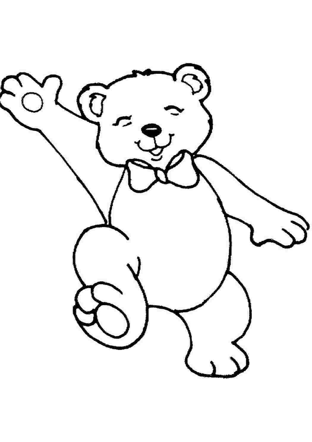 Раскраска Розфарбовки з ведмедями та ведмежатами