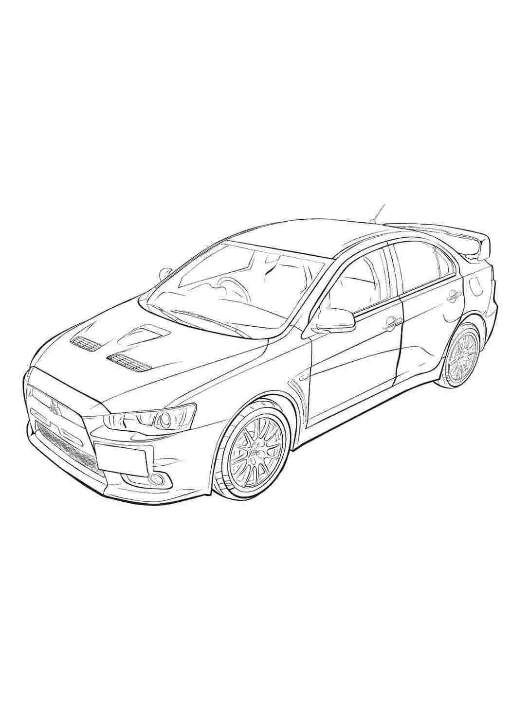 Раскраска Автомобіль