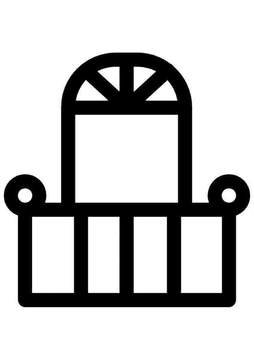 Раскраска Балкон та вікно