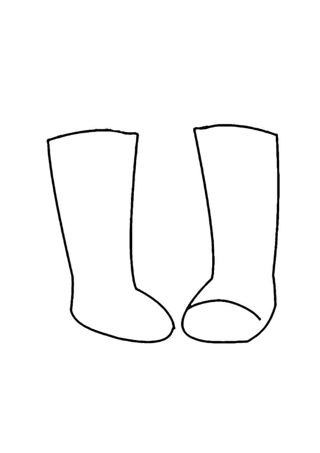 Раскраска Розфарбунки з валянками