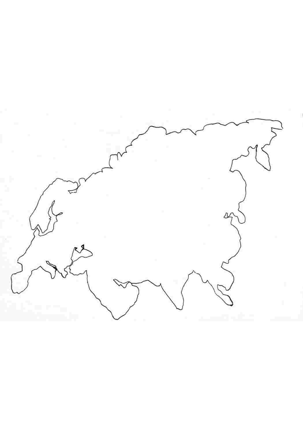 Раскраска Трафарети Контури Географічні контури