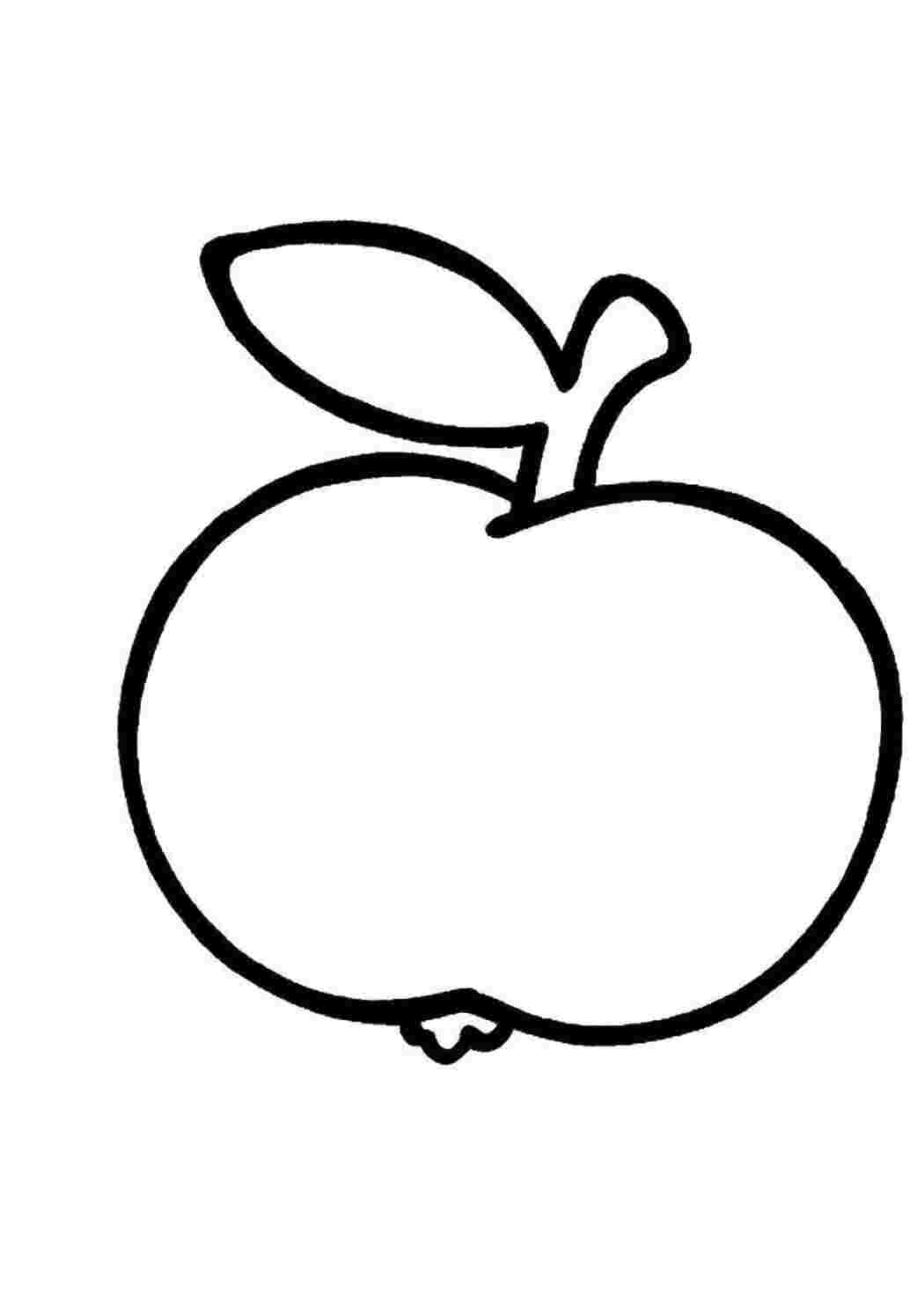 Раскраска Яблуко