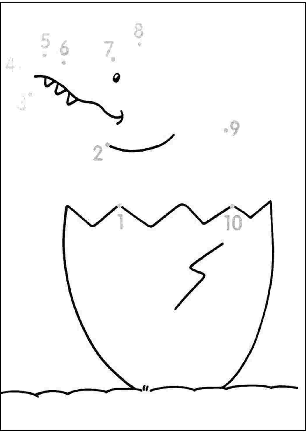 Раскраска Розфарбуй та з єднай для дітей