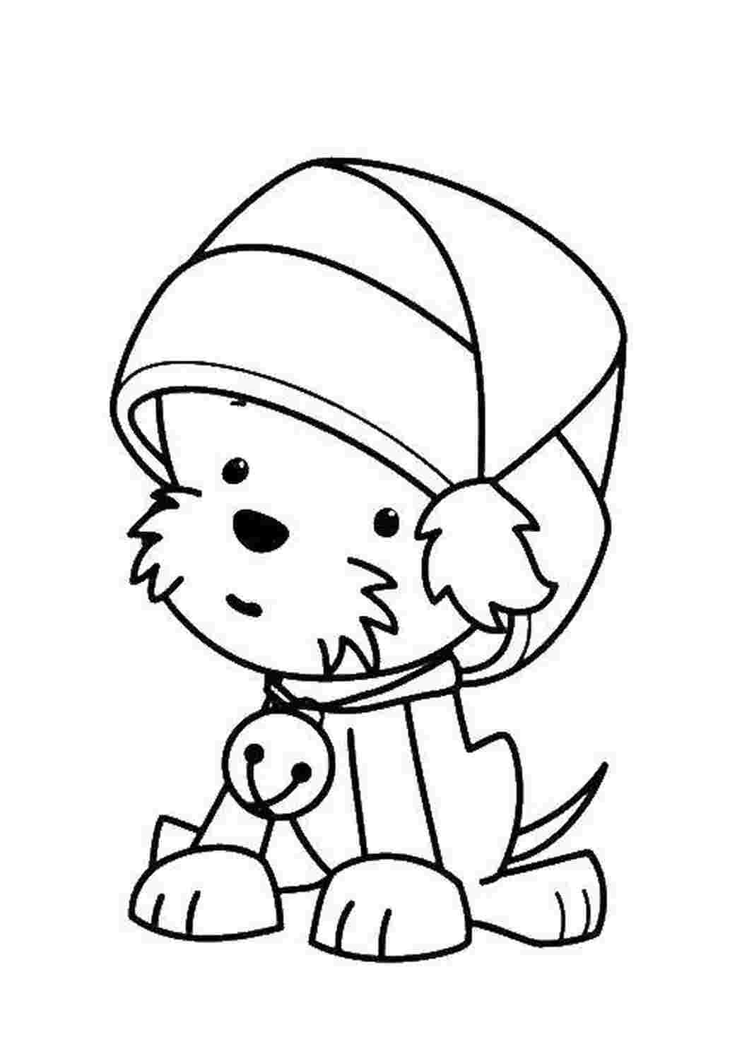 Раскраска Цятко в шапочці