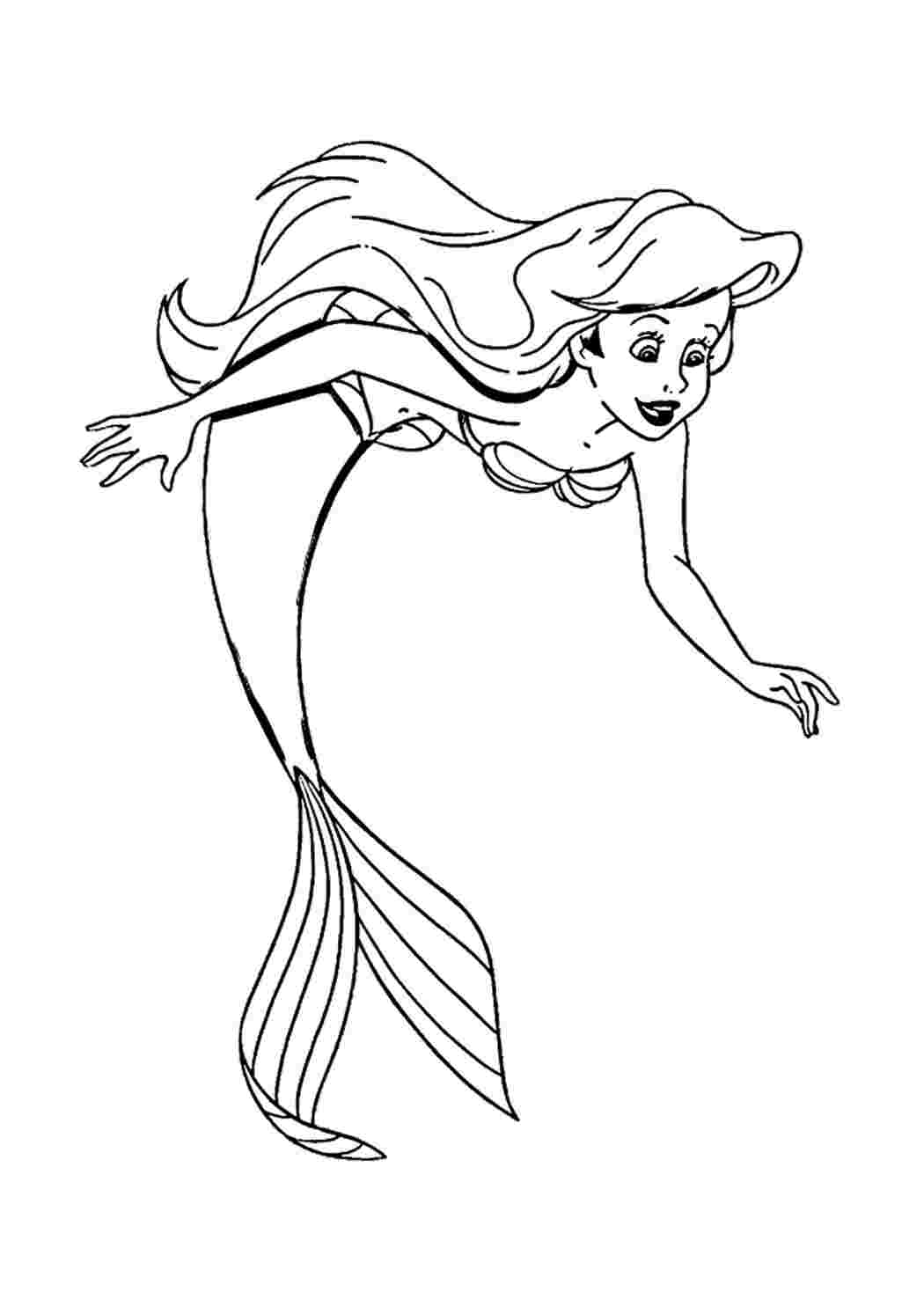 Раскраска Гарні розмальовки Гарна принцеса Дісней