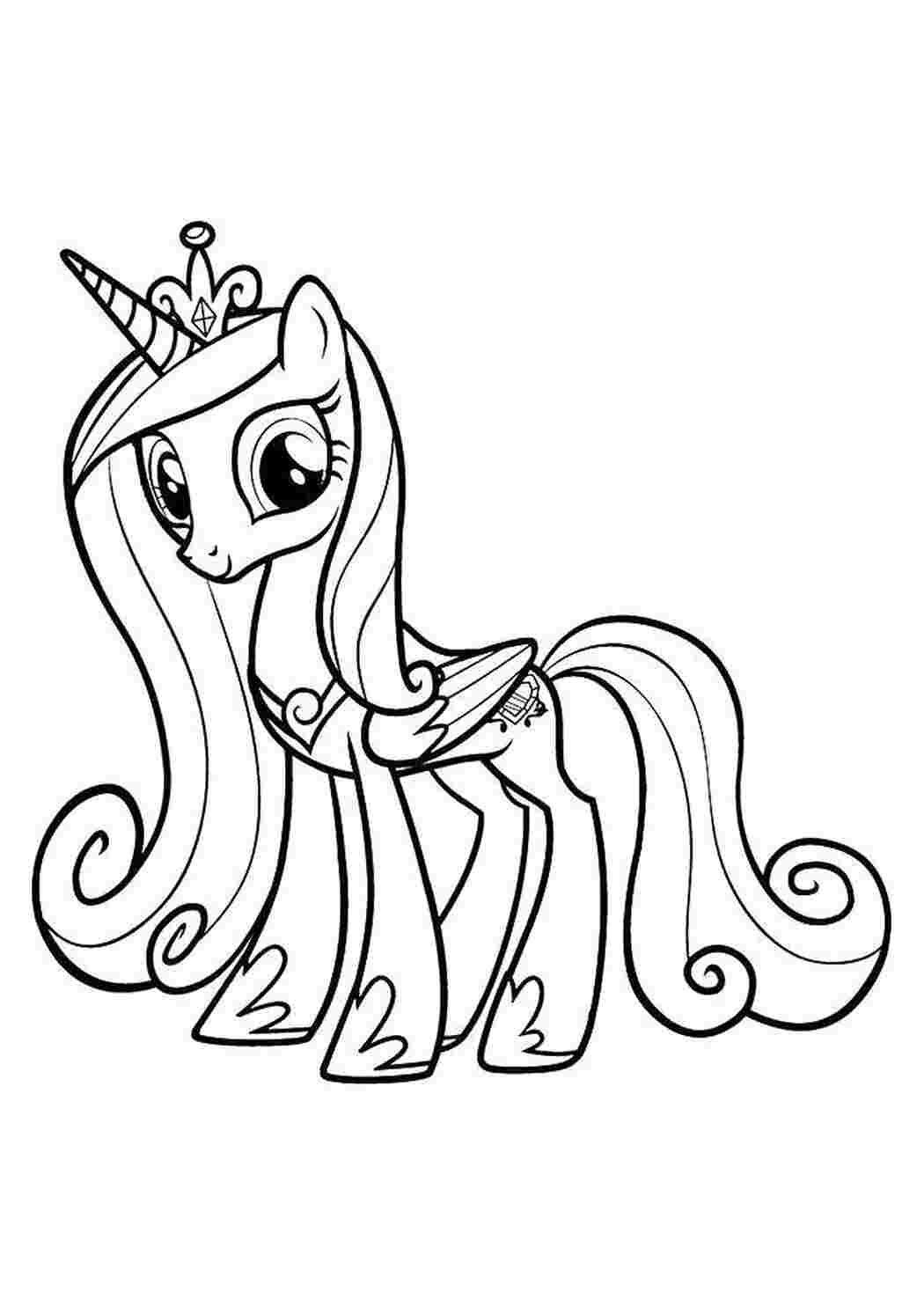 Раскраска Пні з My Little Pony