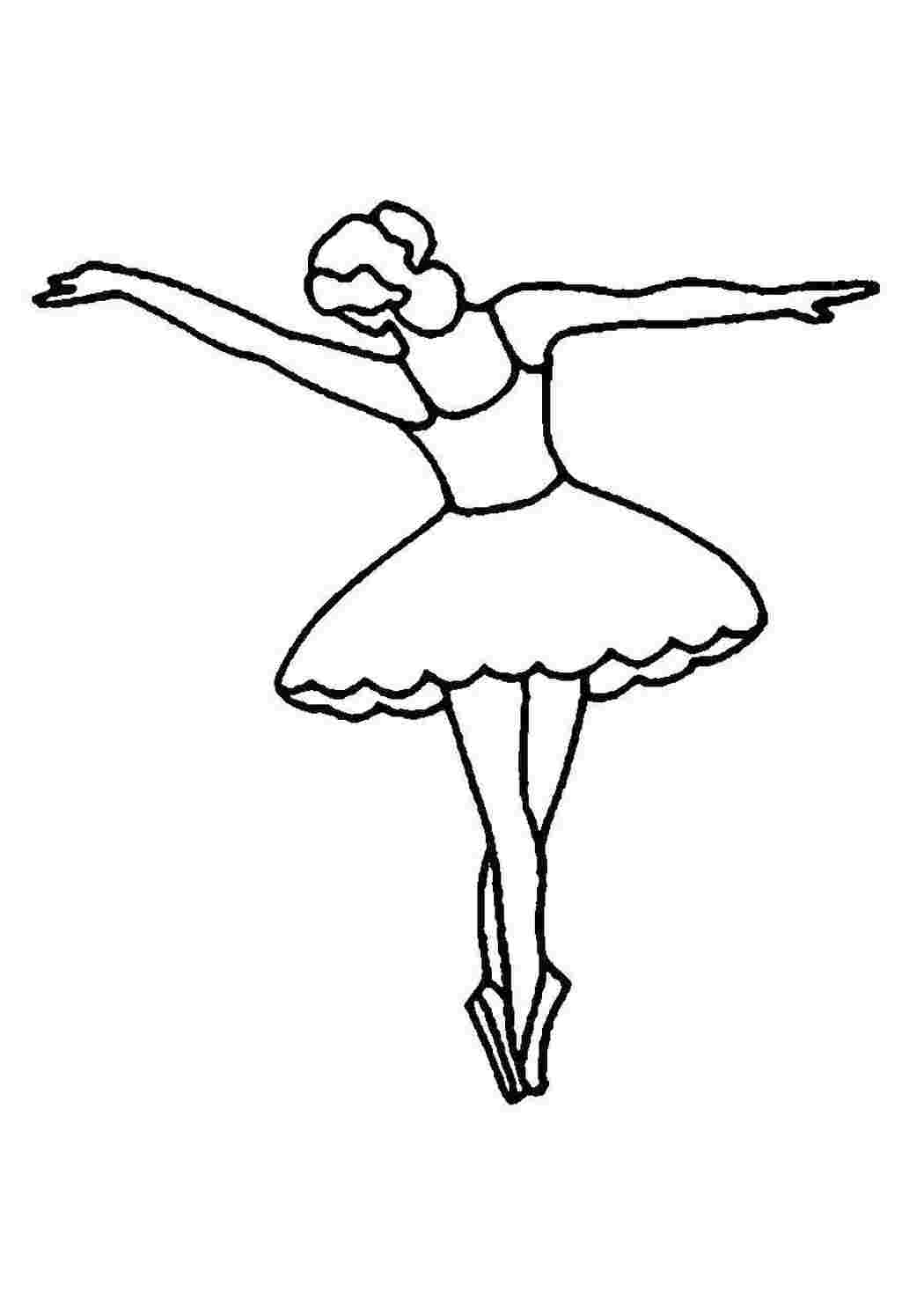 Раскраска Балерина