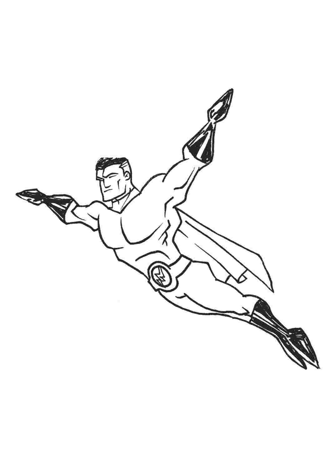 Раскраска Розфарбунки Супергерої супергерой