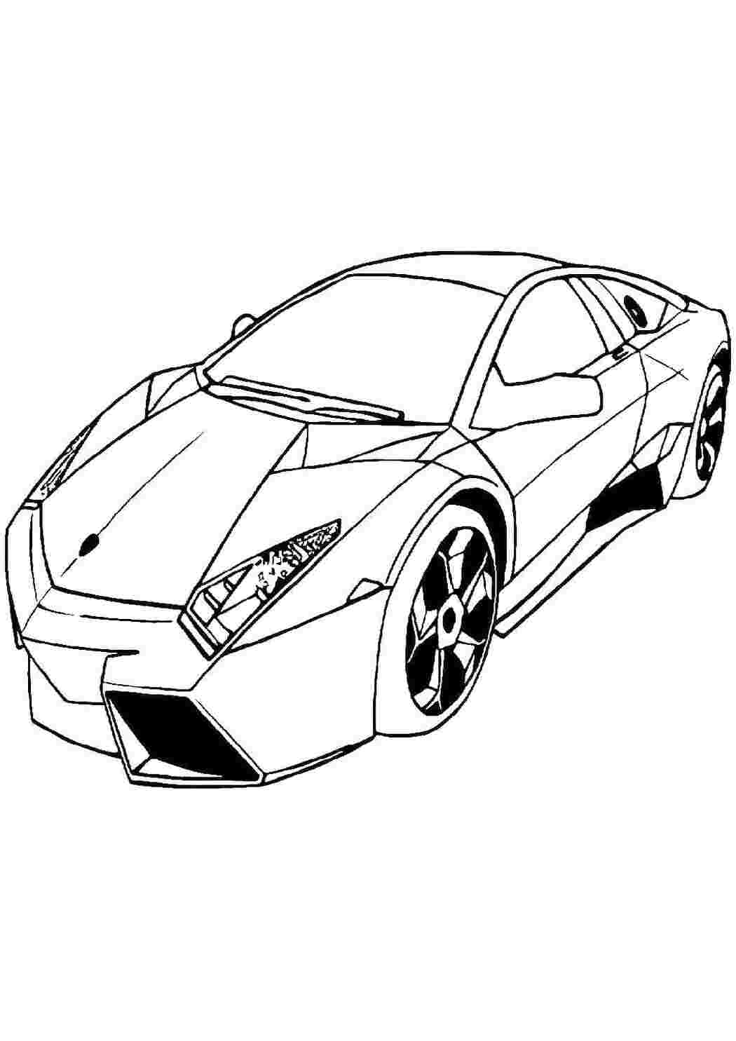 Раскраска Гоночний автомобіль