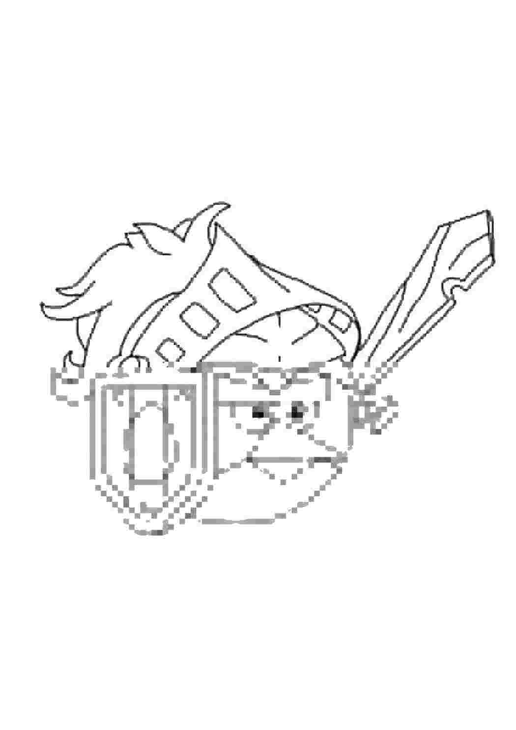 Раскраска Птах у середньовічному костюмі