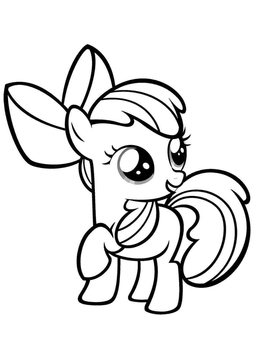 Раскраска Милашка з My Little Pony