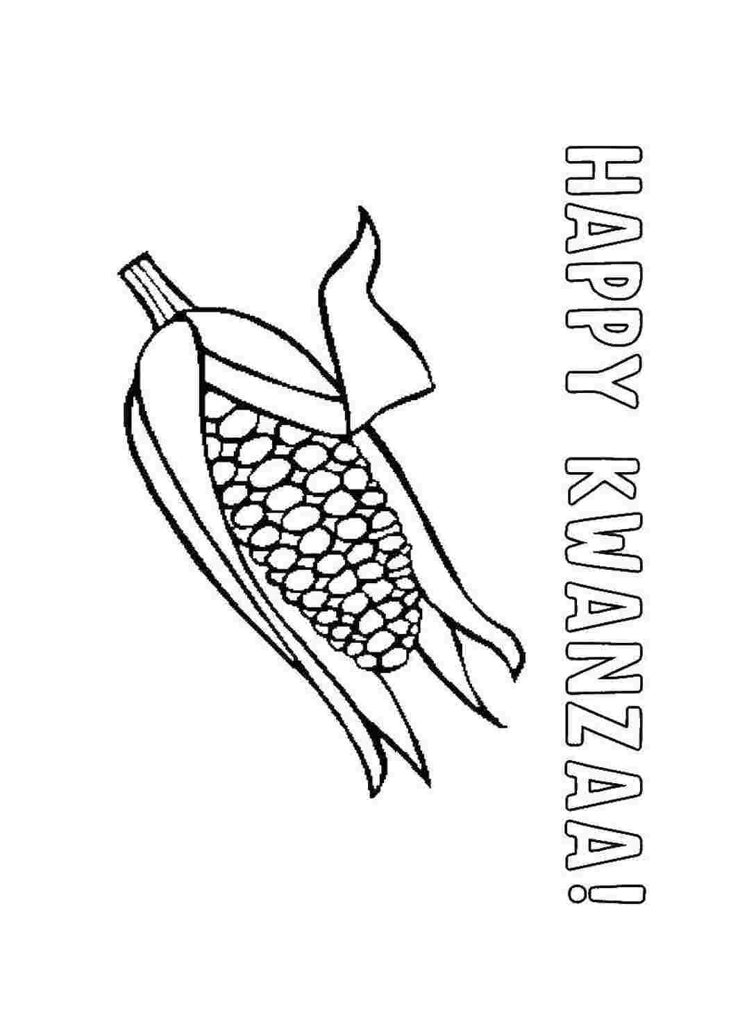 Раскраска Кукурудза