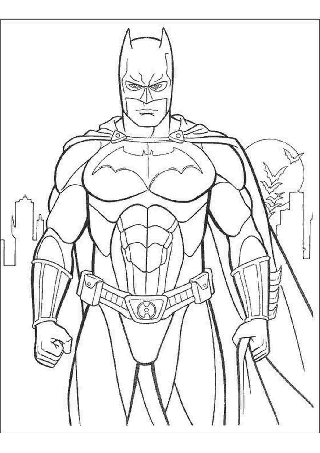 Раскраска Бетмен