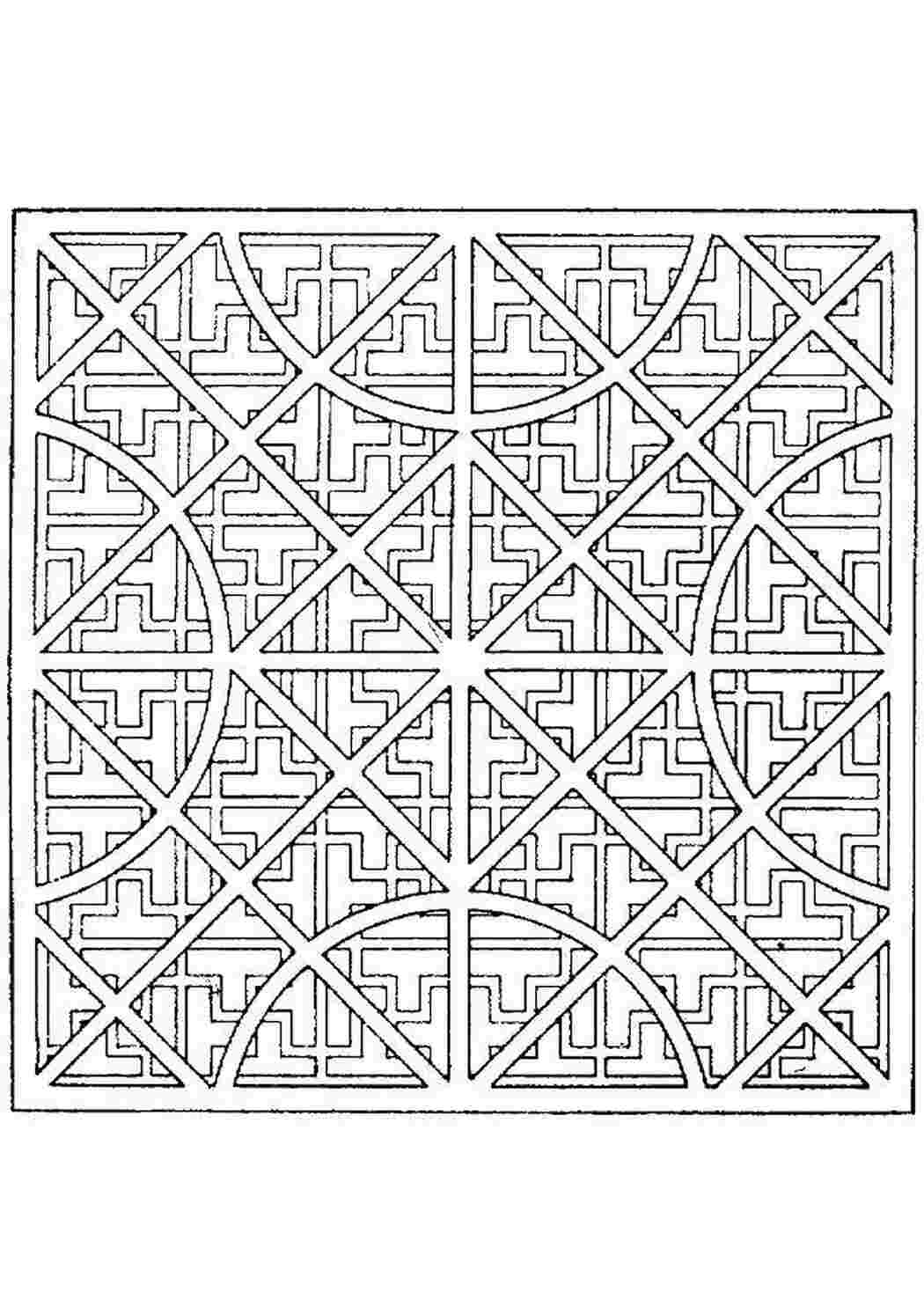 Раскраска Візерунки