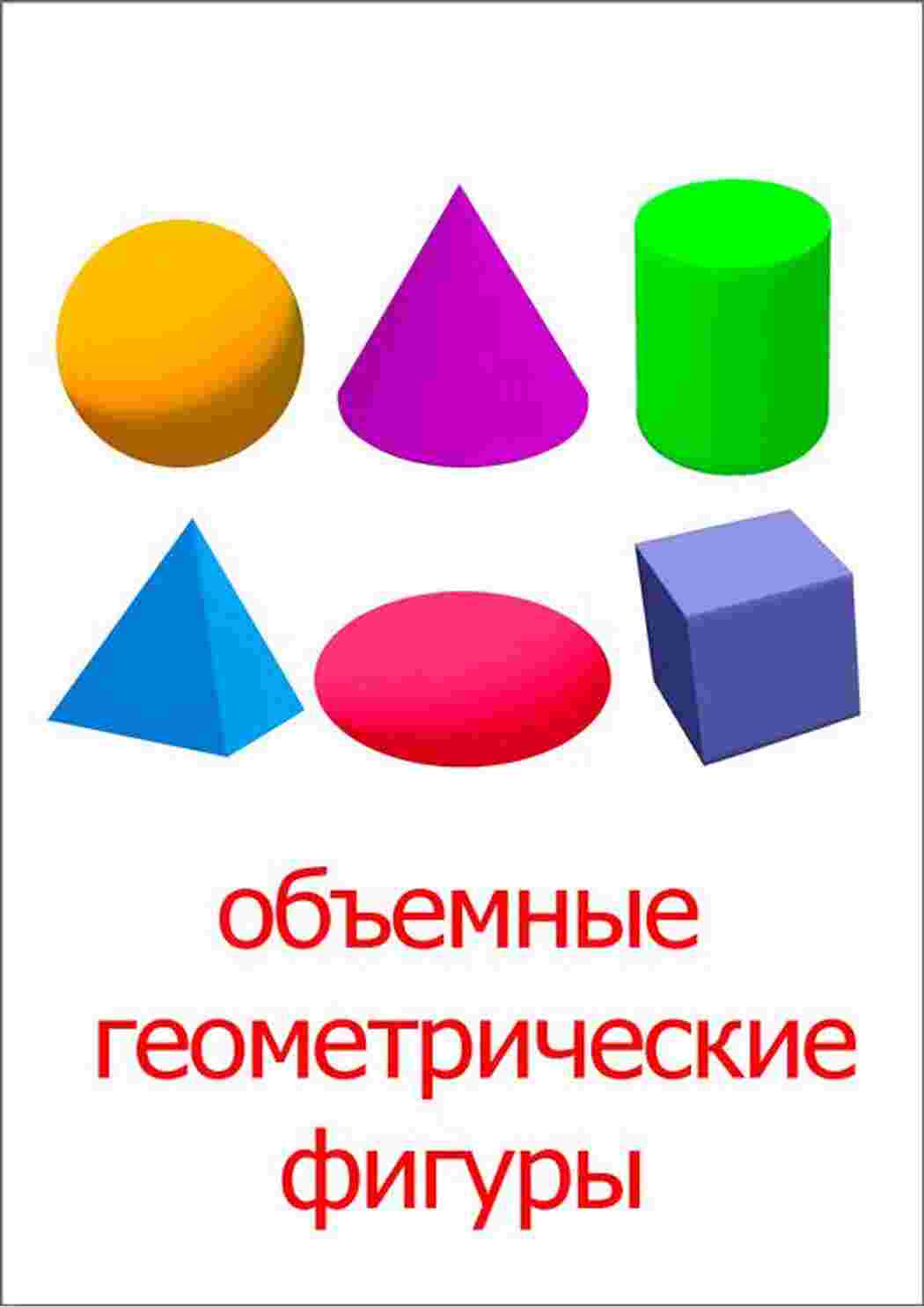 Раскраска геометричні фігури