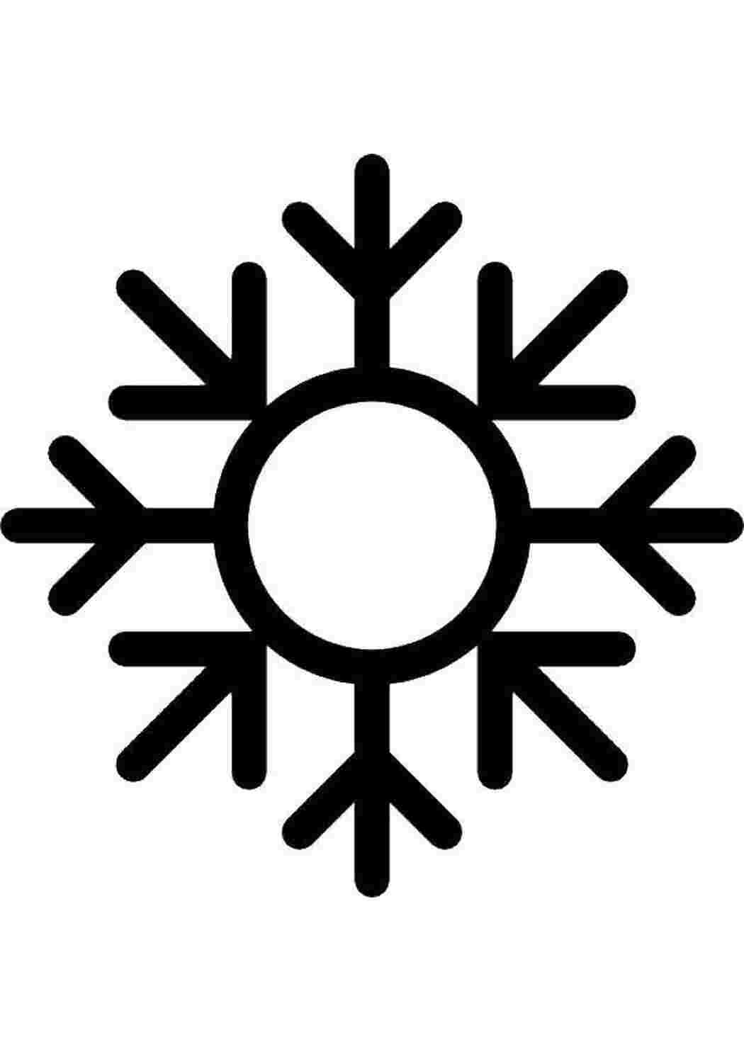 Раскраска Сніжинка