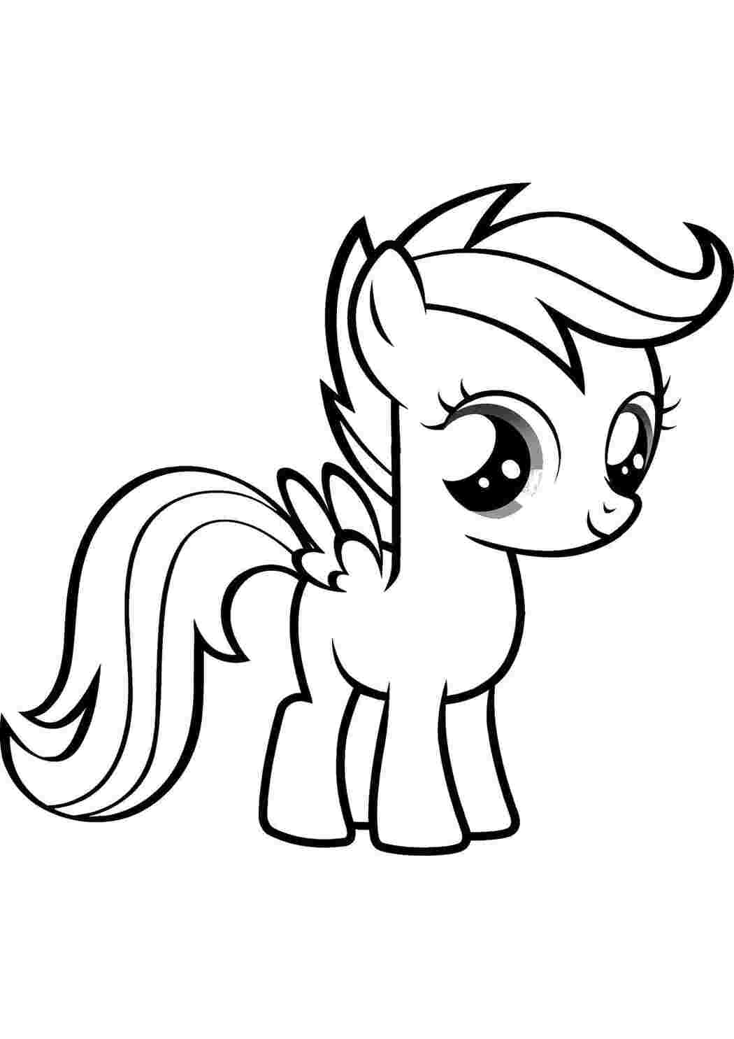Раскраска Розфарбовки з поні з мультфільму дружба це диво моя маленька поні добрі розфарбовки для малюків