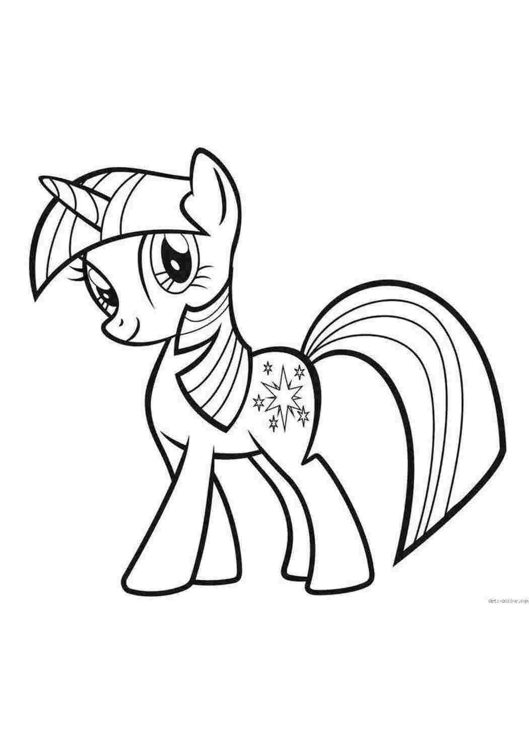 Раскраска Пні з My Little Pony