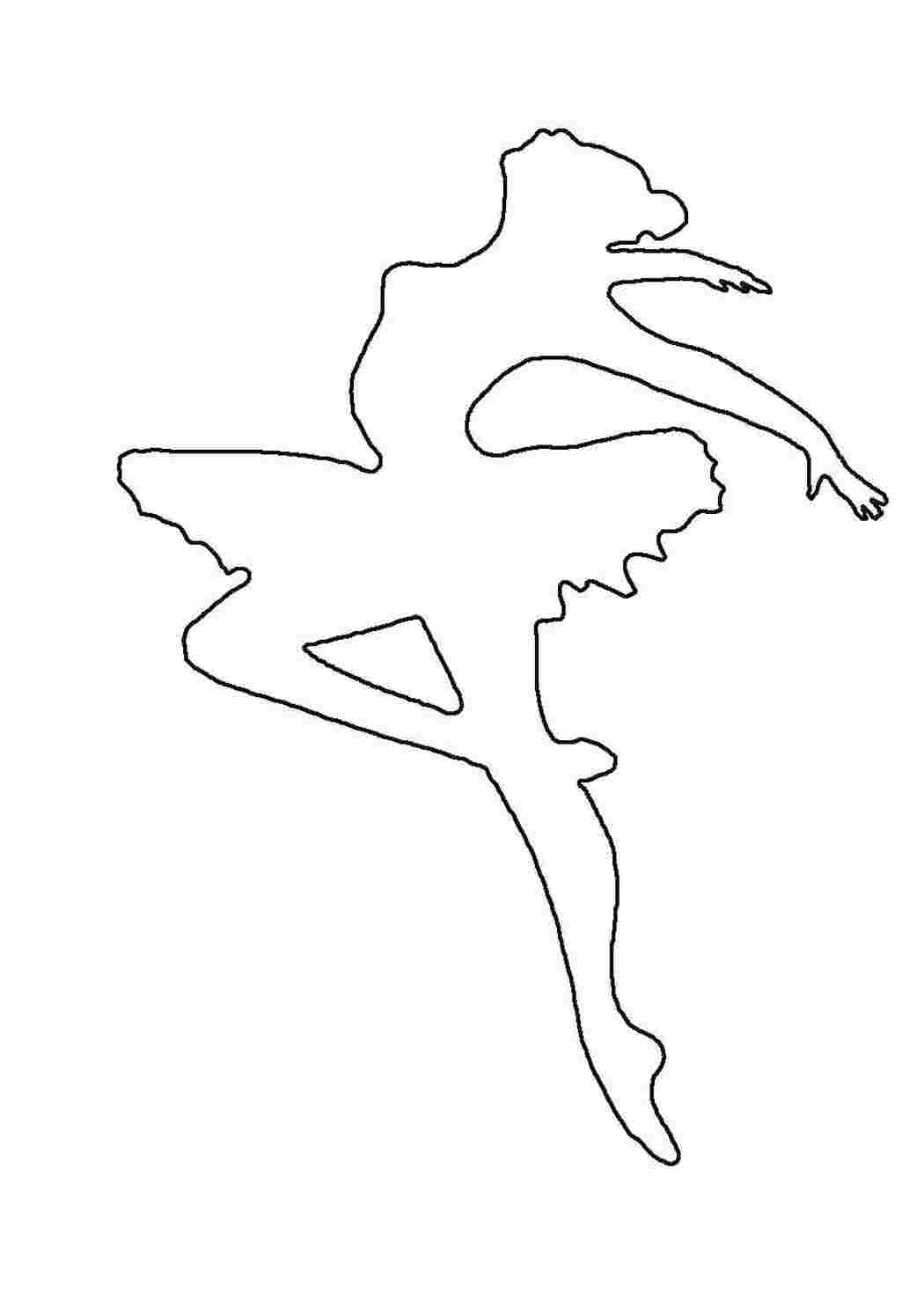 Раскраска Балерина