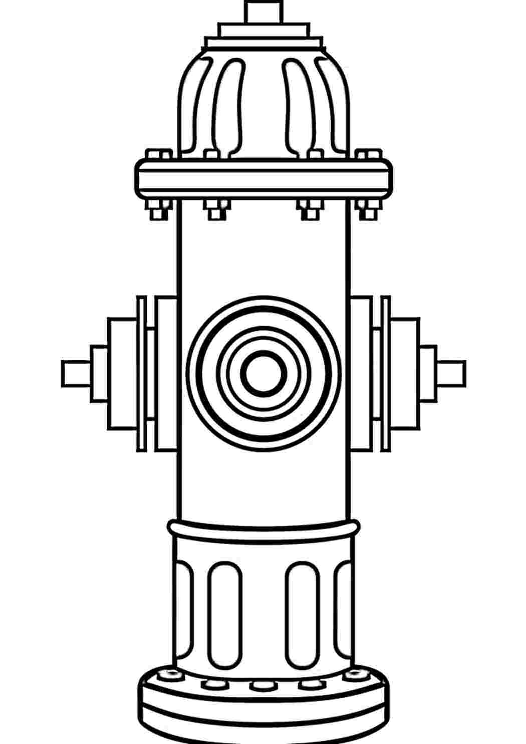 Раскраска Гарні розмальовки Пожежна гідрантна розмальовка