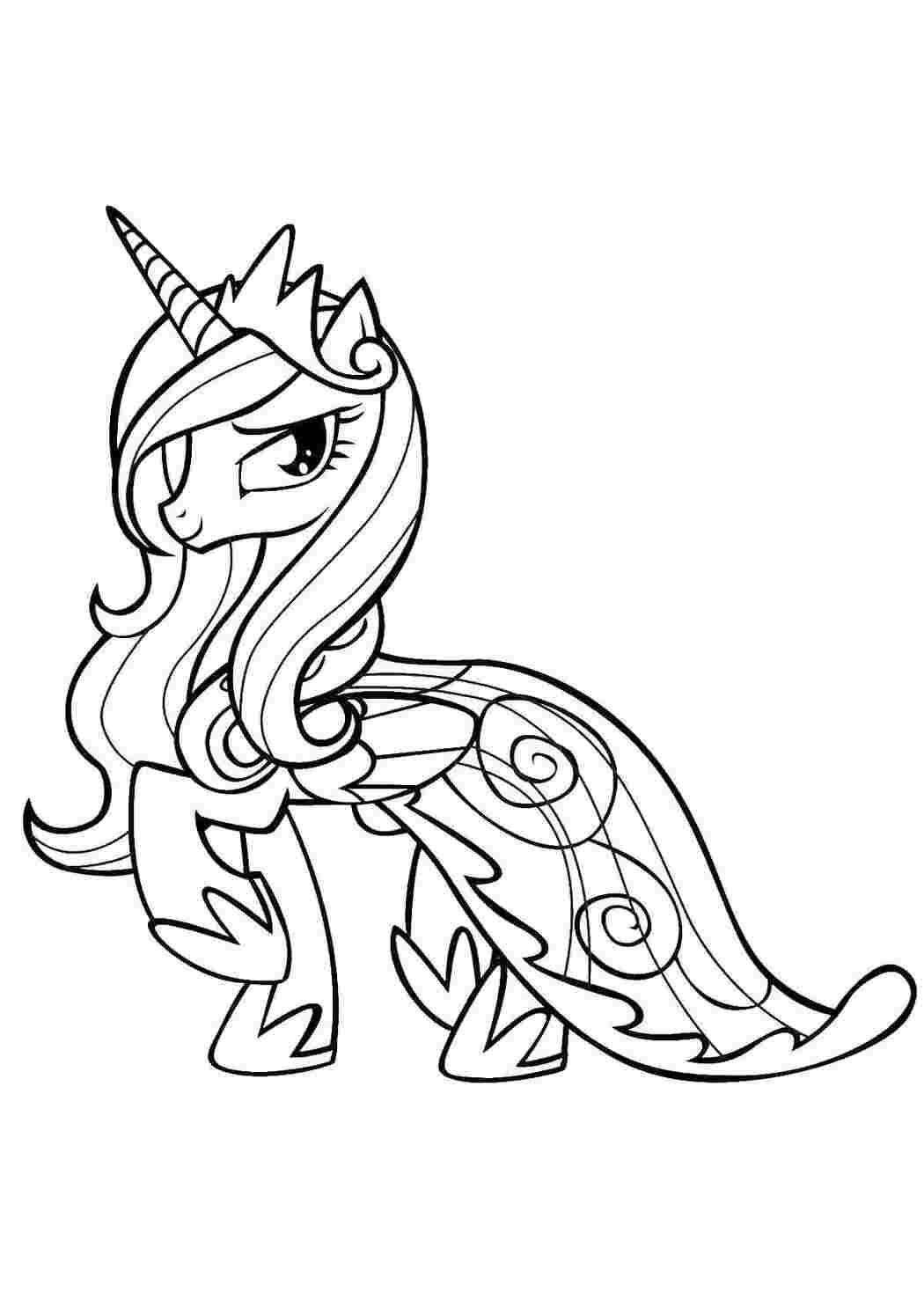 Раскраска Пні з My Little Pony