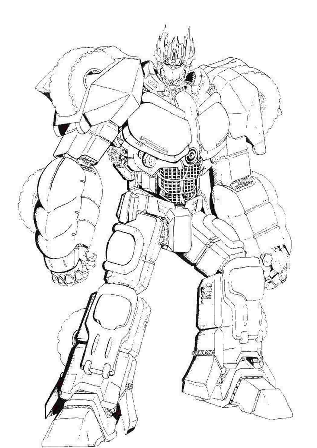 Раскраска Трансформер