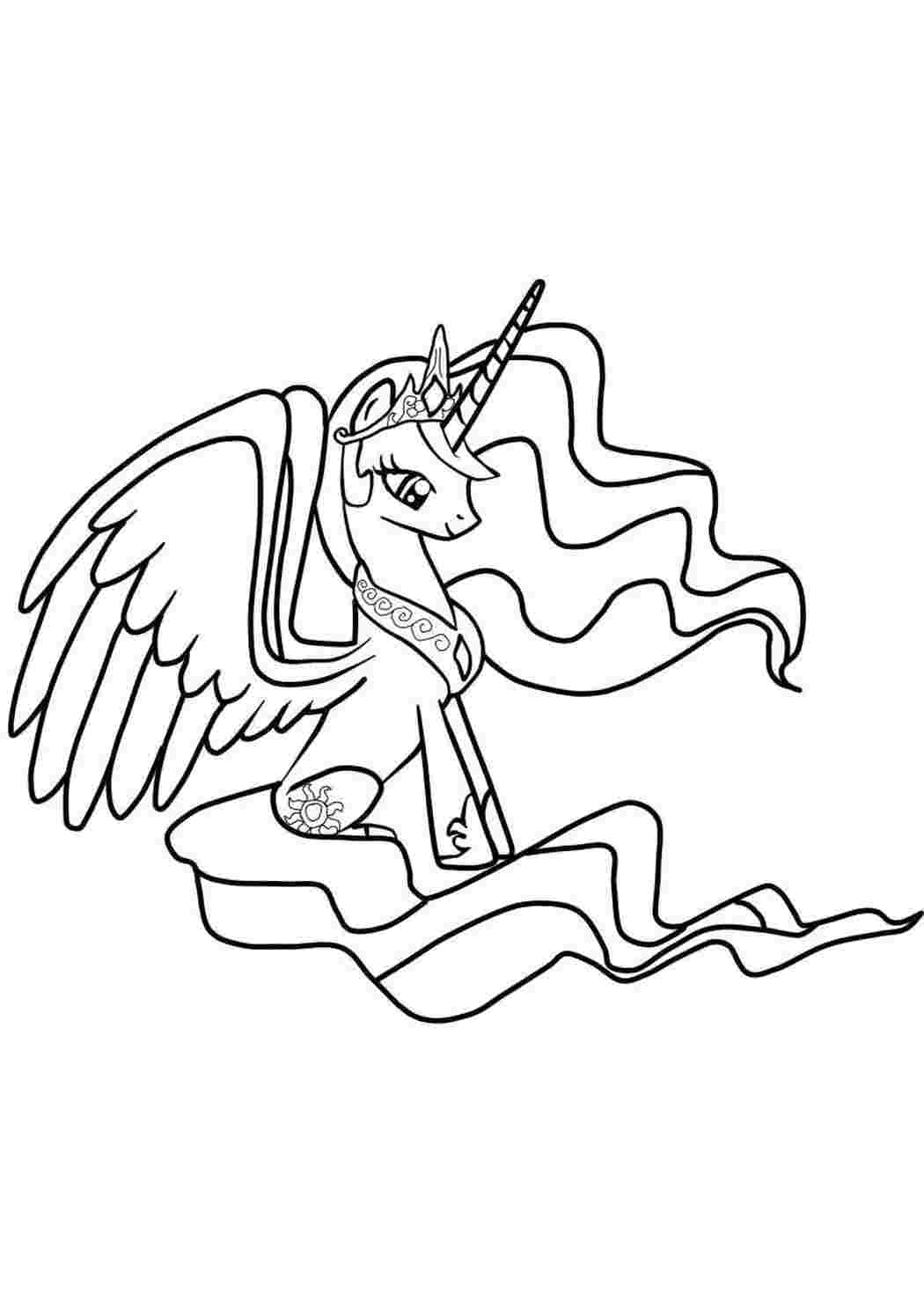 Раскраска Пні з My Little Pony