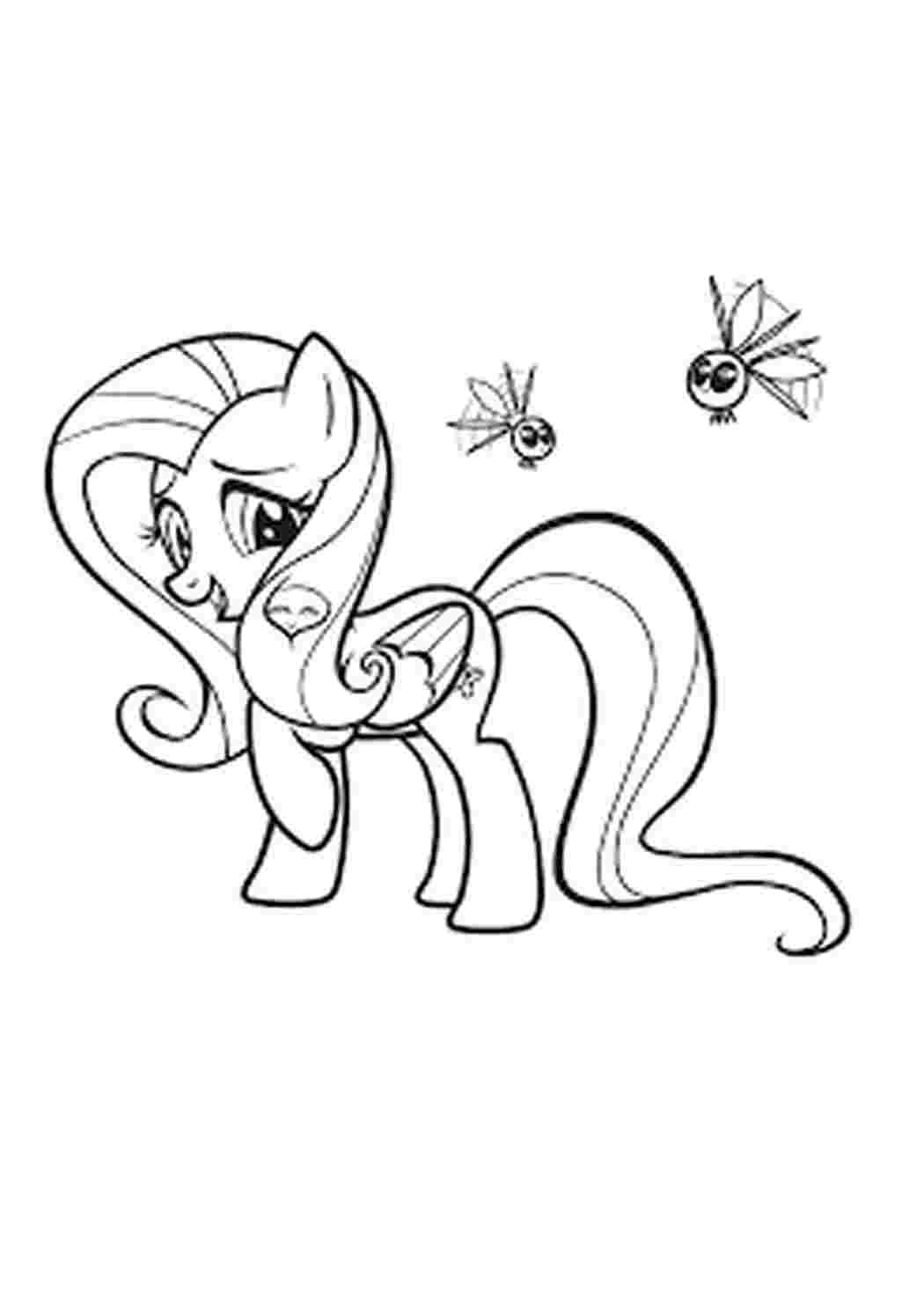 Раскраска Розфарбунки для дітей з My Little Pony Розфарбунки для дітей з моїм маленьким поні