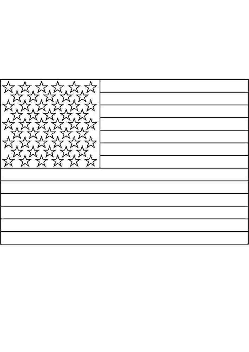 Раскраска Прапор США