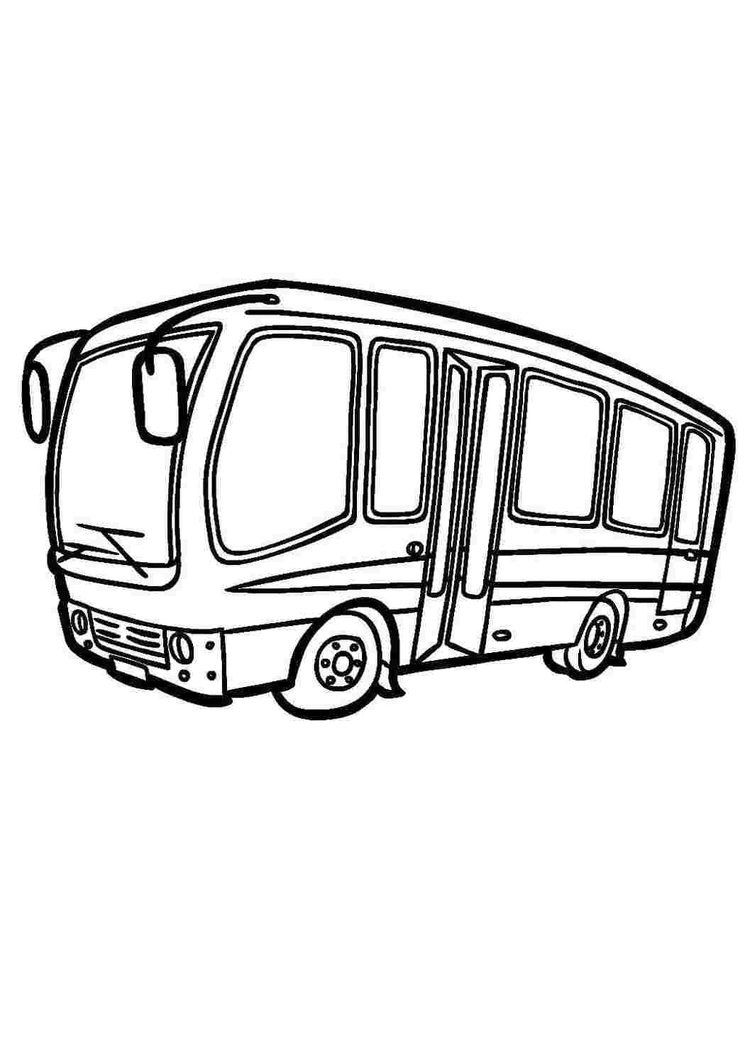 Раскраска Автобус