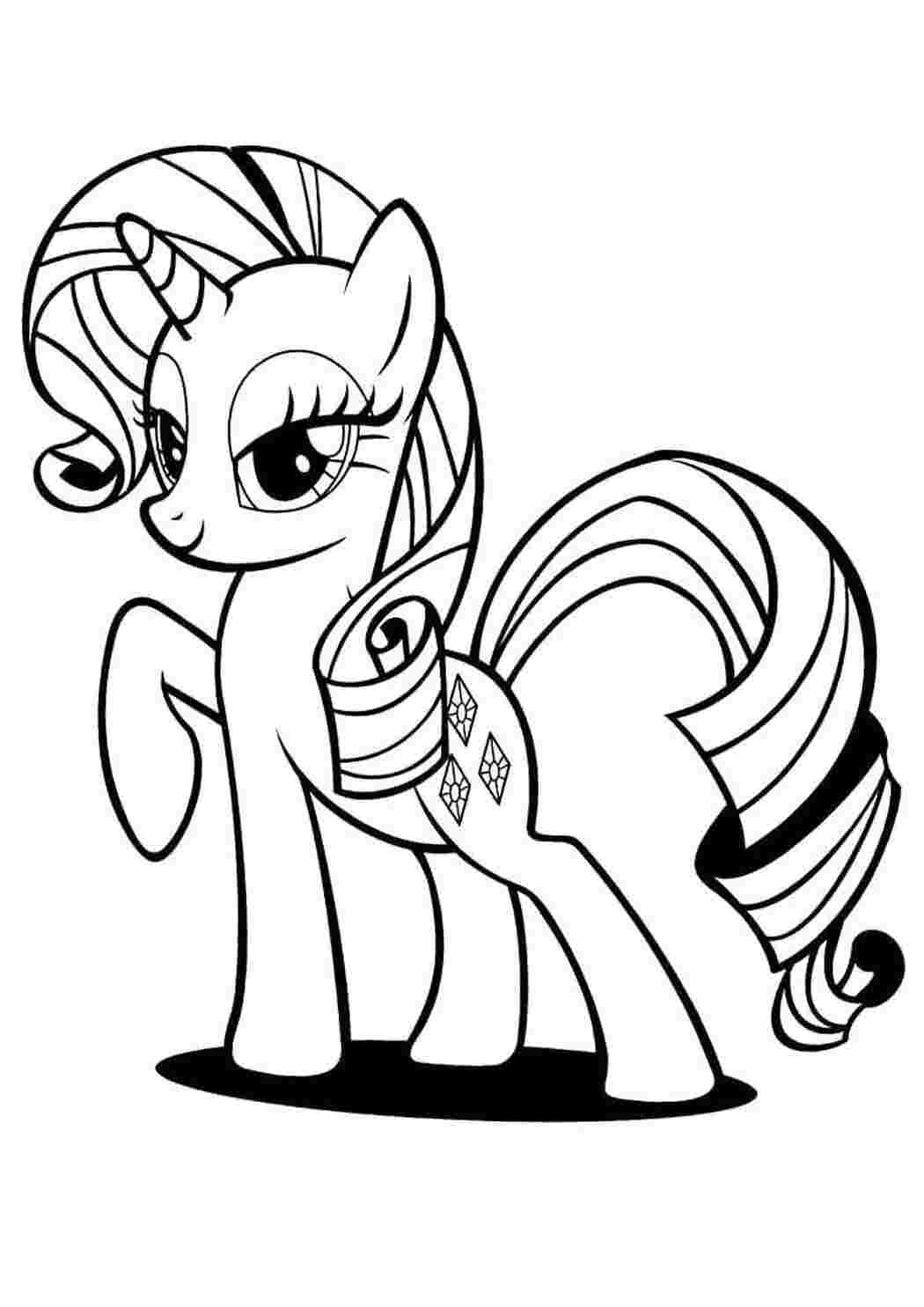 Раскраска Пні з My Little Pony