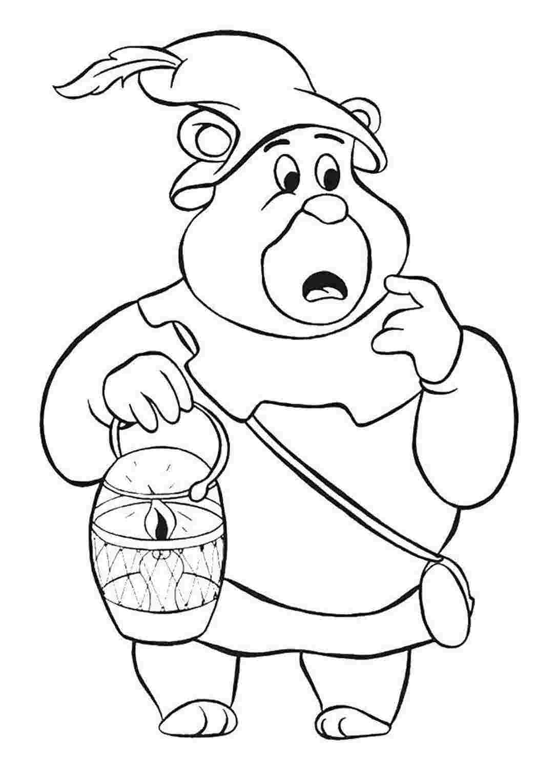 Раскраска Мишка Ґаммі