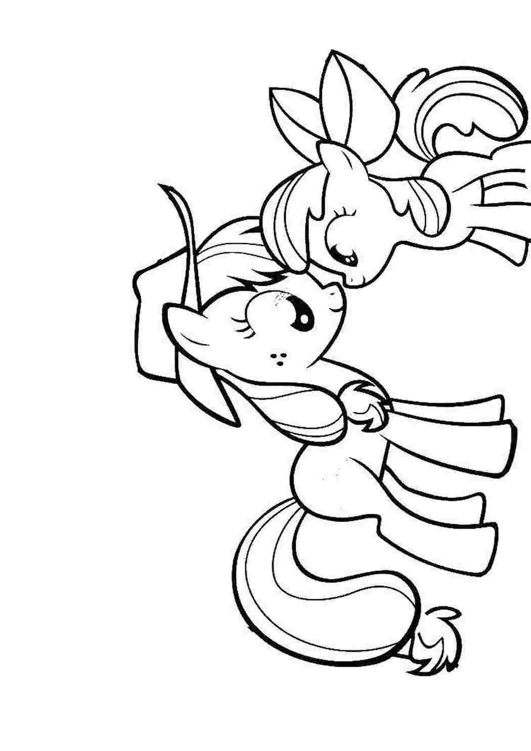 Раскраска Малята з My Little Pony