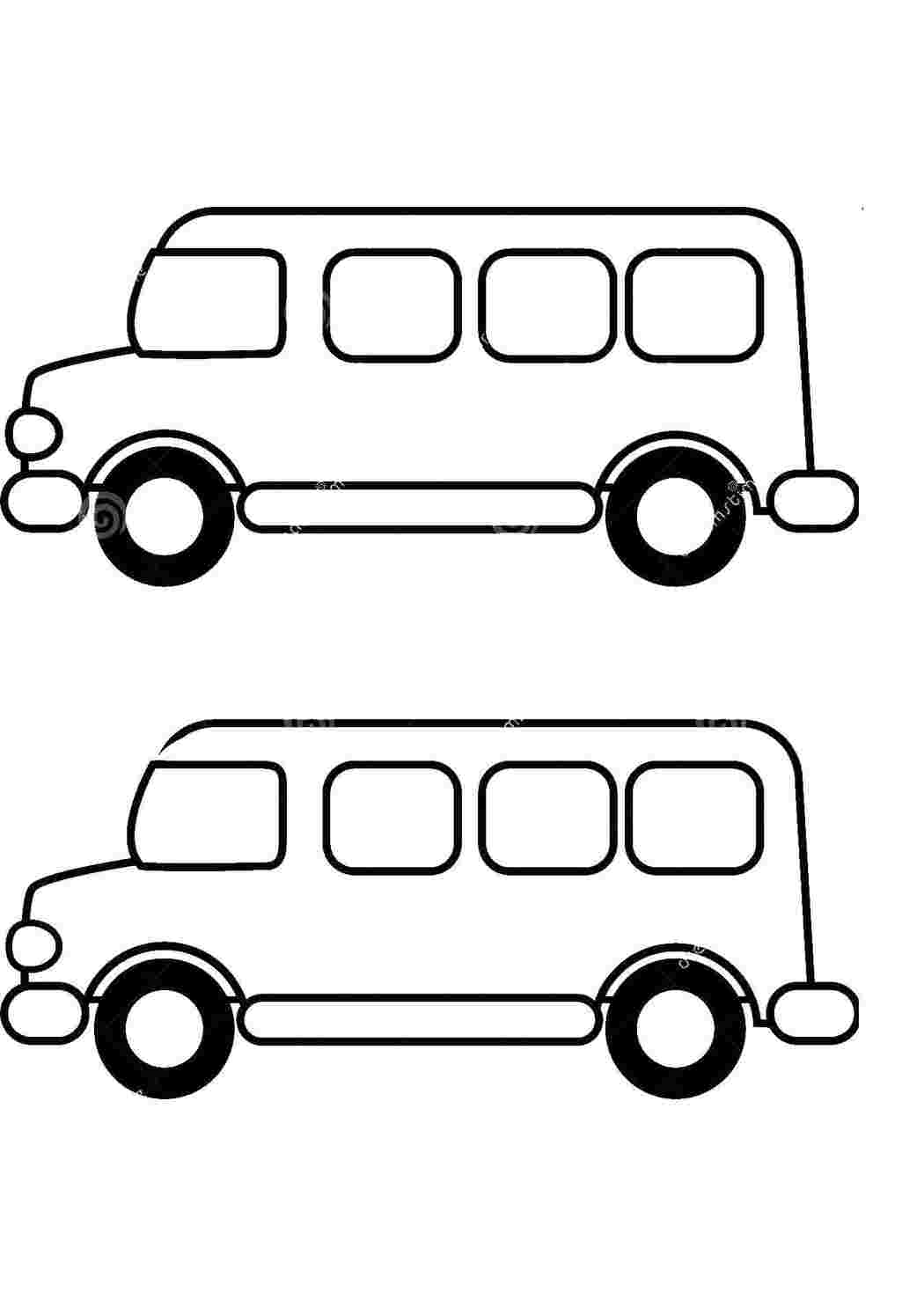 Раскраска Автобус