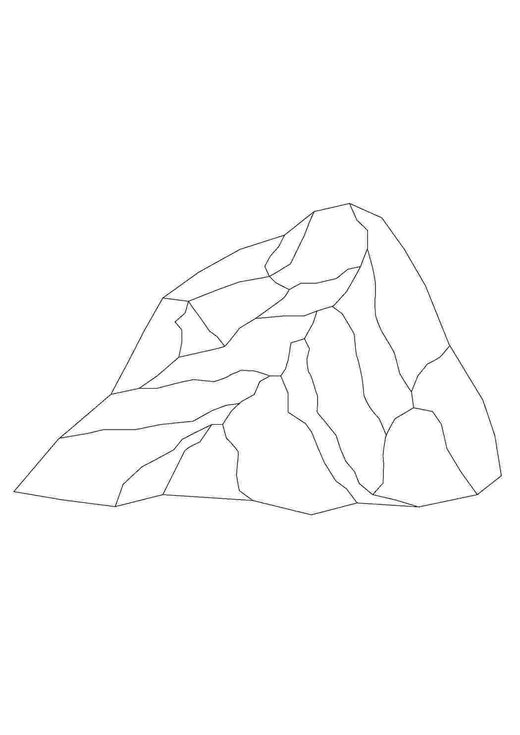 Раскраска Камінь