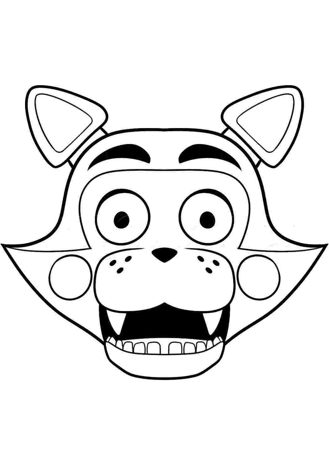 Раскраска Five Nights with Freddy