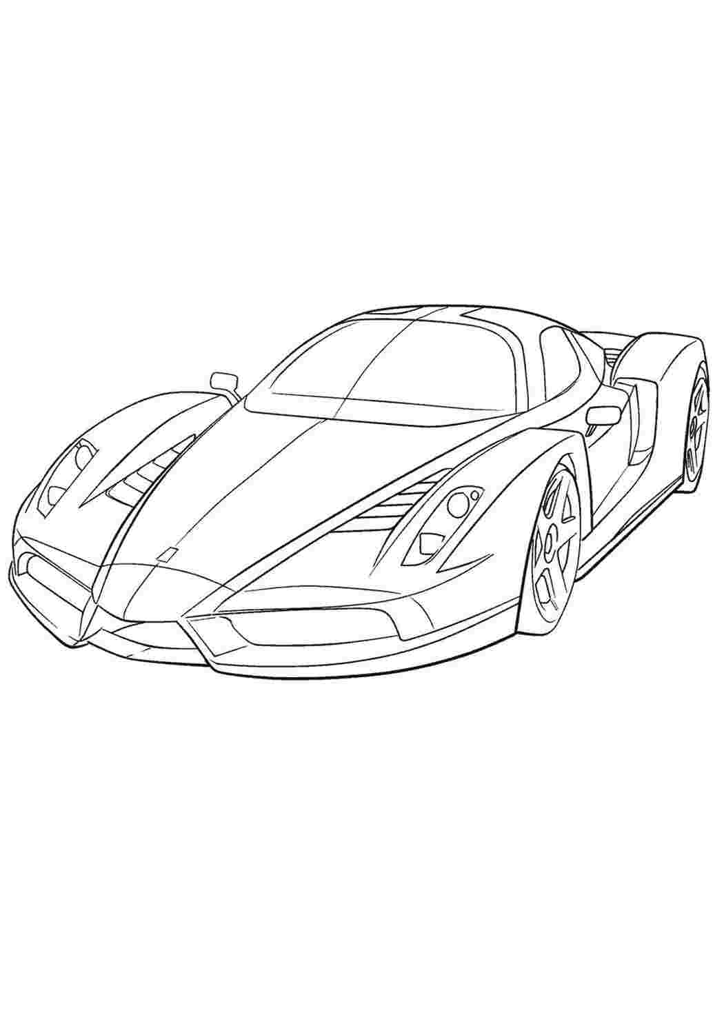Раскраска форсаж гоночний автомобіль