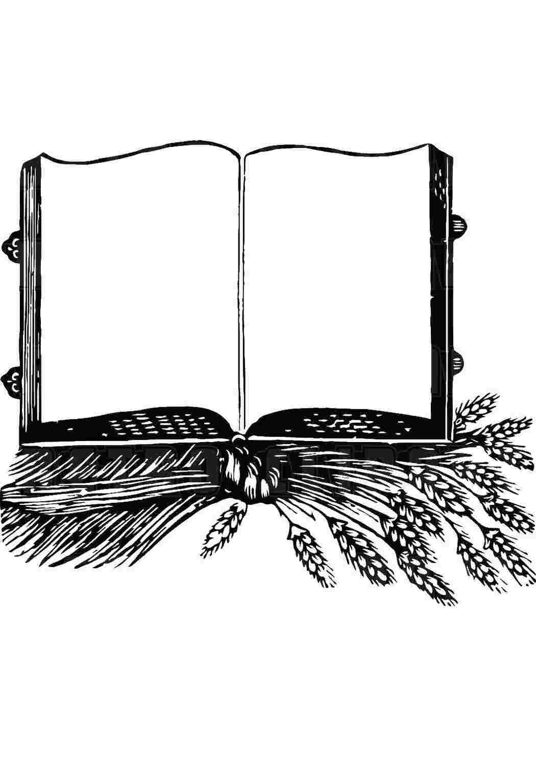 Раскраска Книга