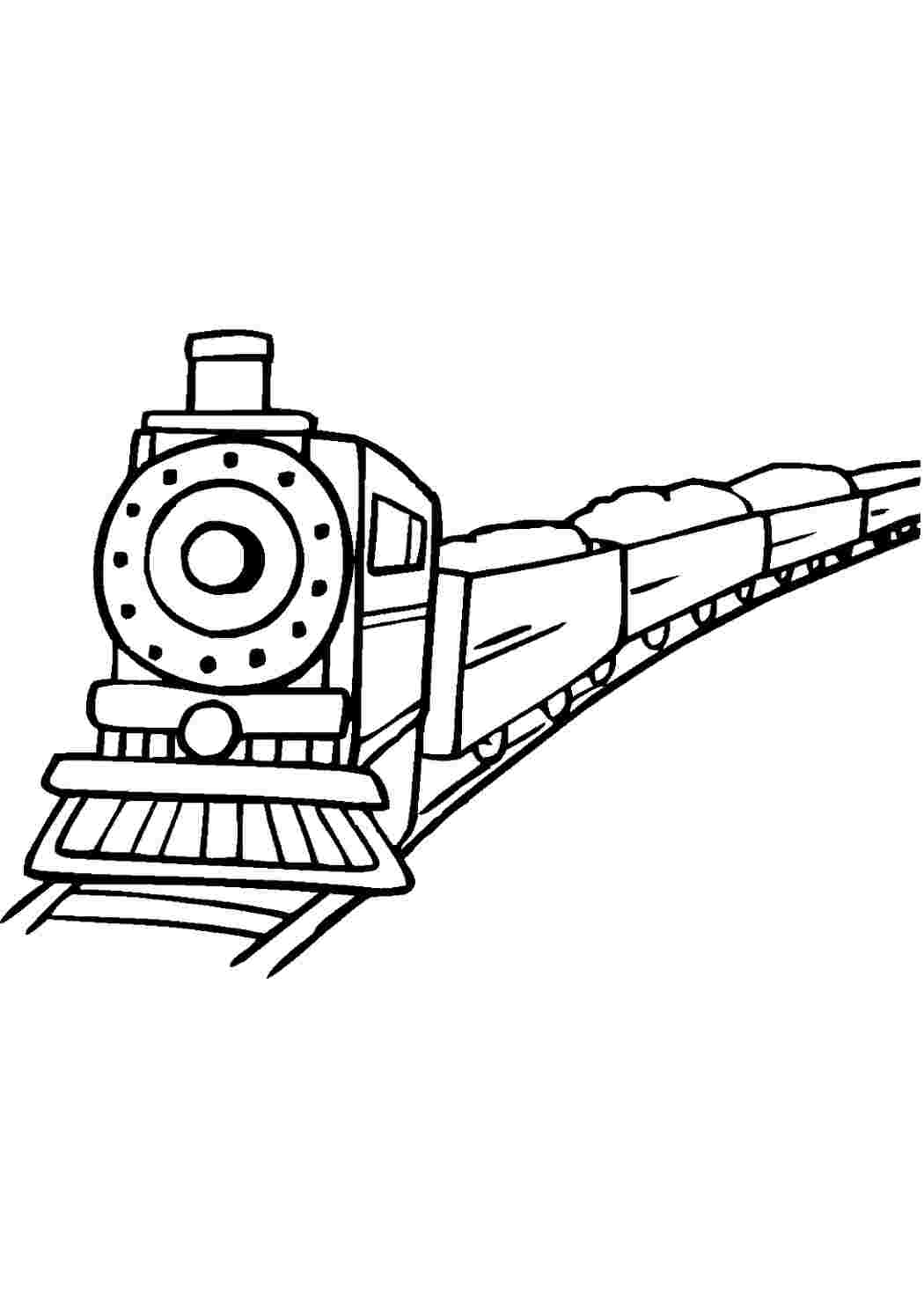 Раскраска Розфарбовки для дітей та малюків із зображеннями поїздів та вагонів