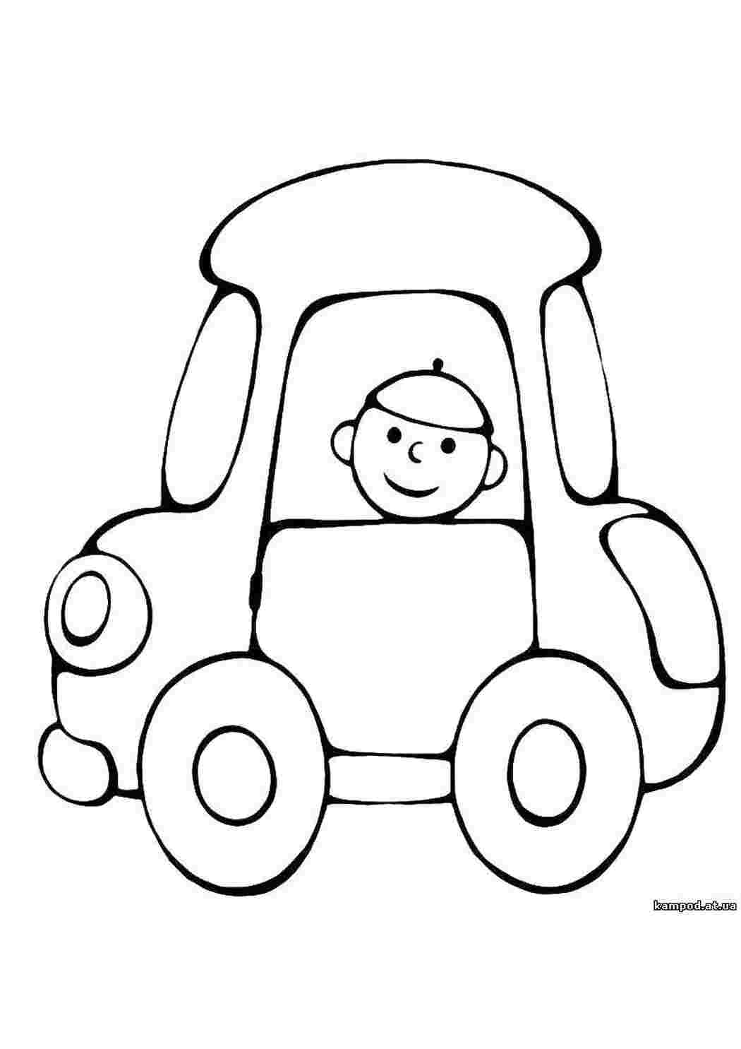 Раскраска Автомобіліст
