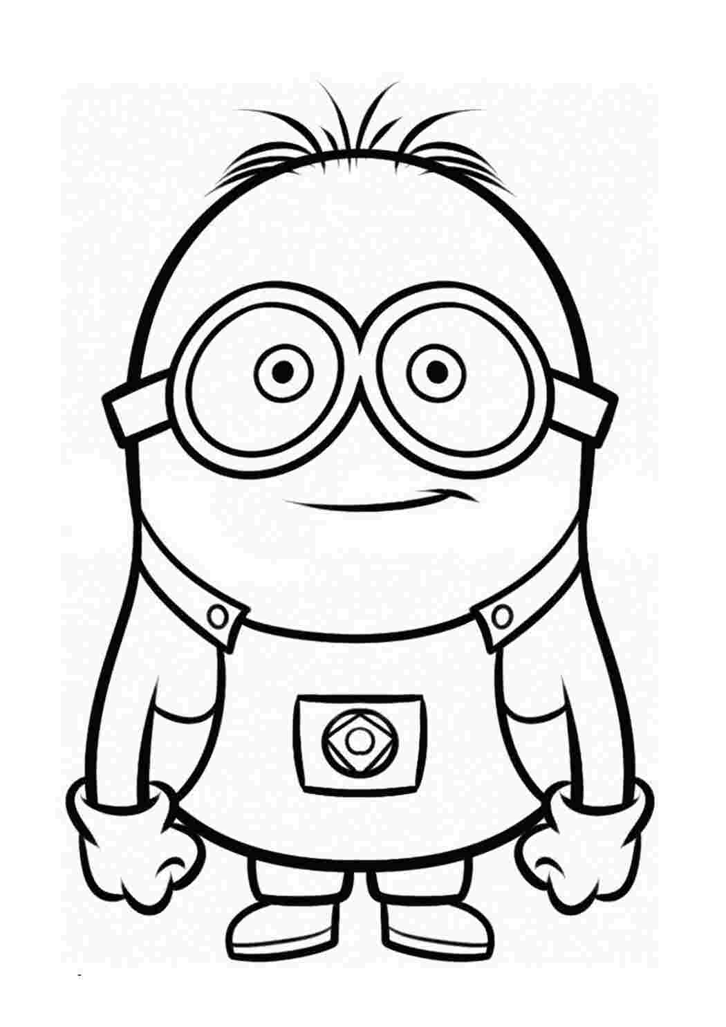 Раскраска прості розмальовки для найменших з товстим контуром