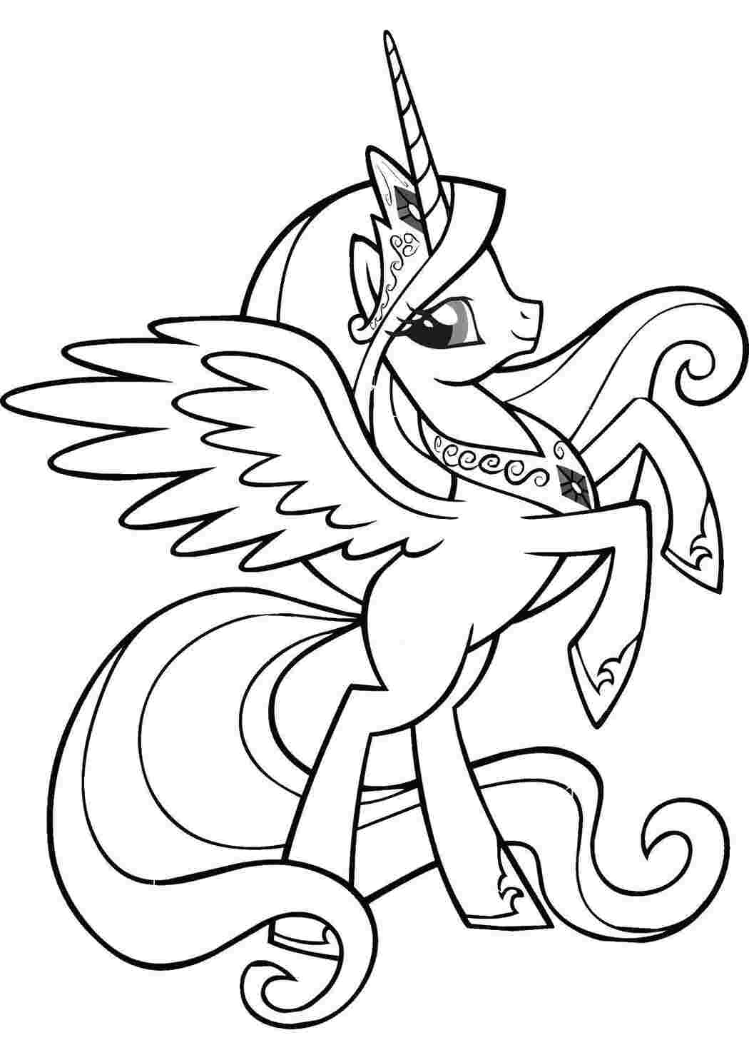 Раскраска Пні з My Little Pony
