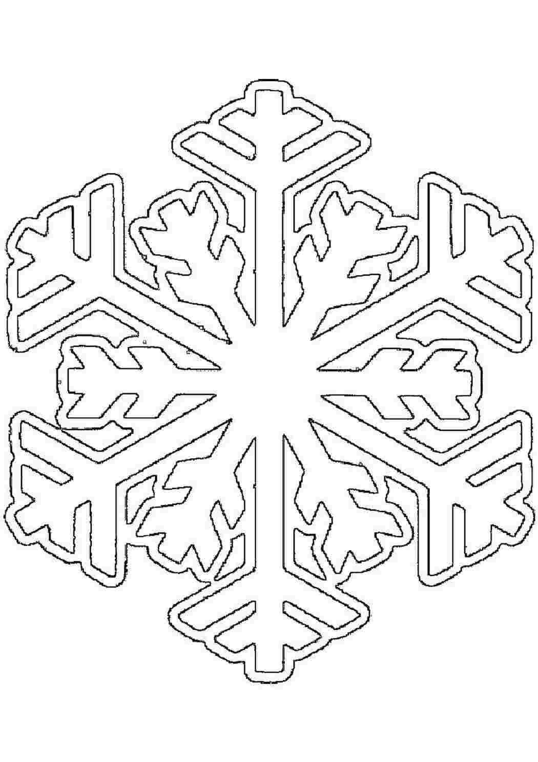 Раскраска Сніжинка